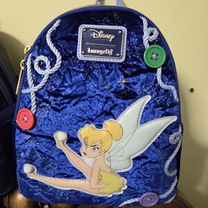 Loungefly Disney Tinker Bell Royal Blue Backpack